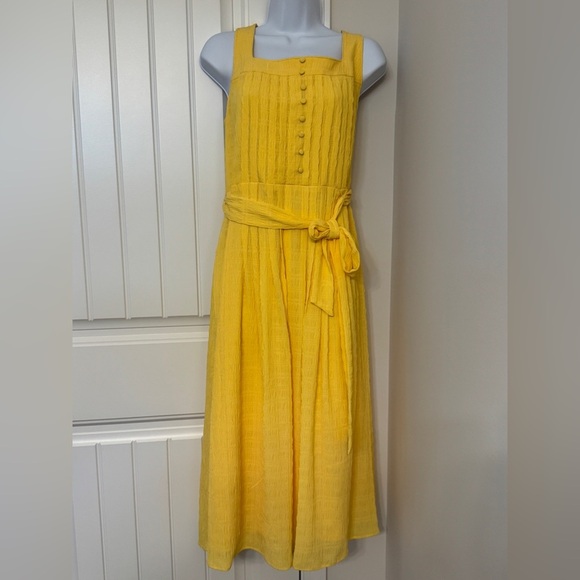 DKNY Women's Button-Front Belted Sleeveless Dress. NWT Size 12 - Picture 8 of 8